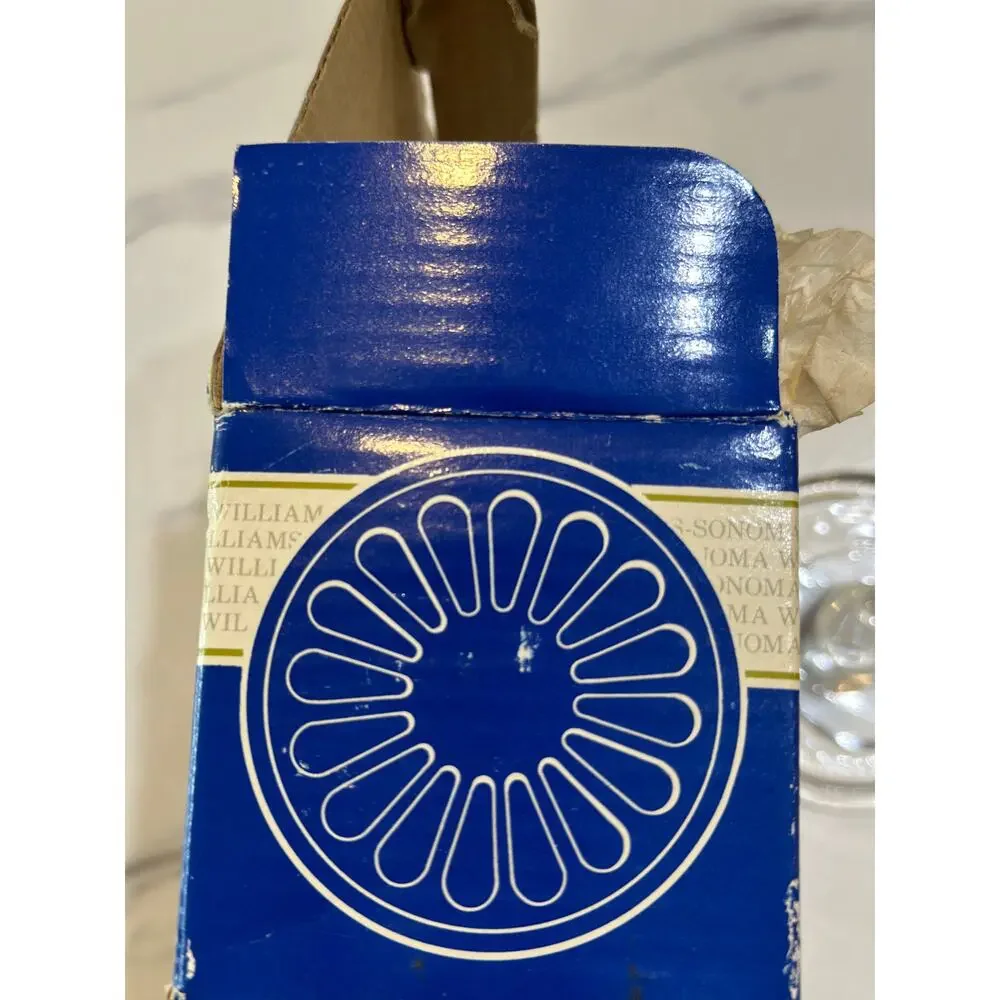 Vintage Williams Sonoma Glass Cookie Stamps - Pack of 4
